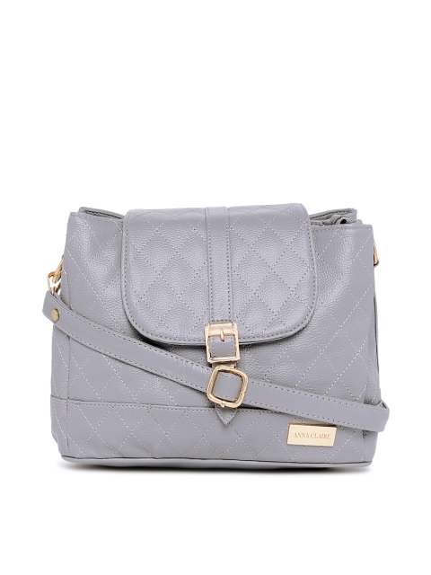 

Anna Claire Grey Solid Sling Bag