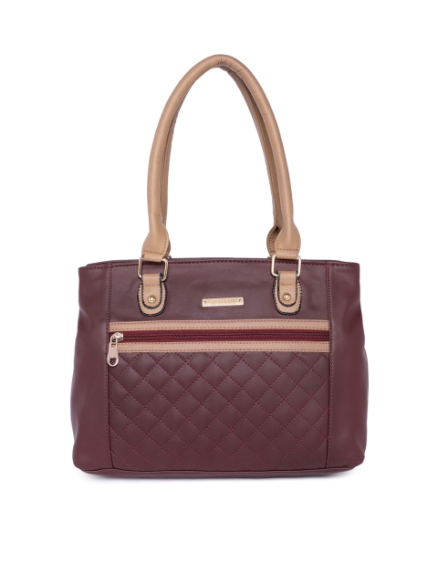 

Anna Claire Maroon Solid Shoulder Bag