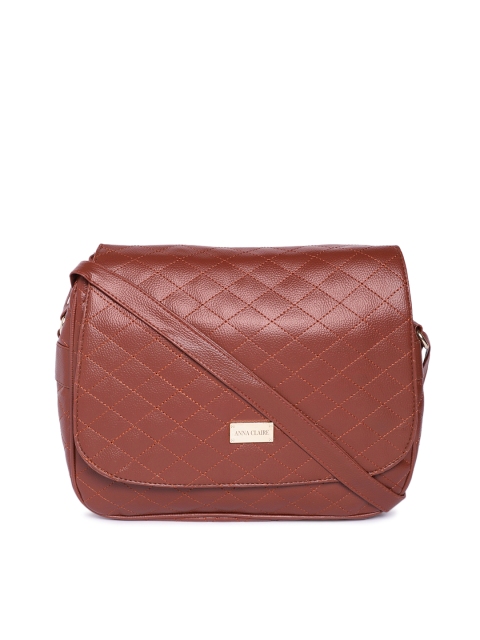 

Anna Claire Tan Brown Solid Shoulder Bag