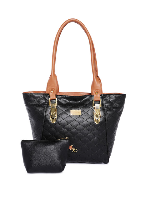 

Anna Claire Black Solid Shoulder Bag