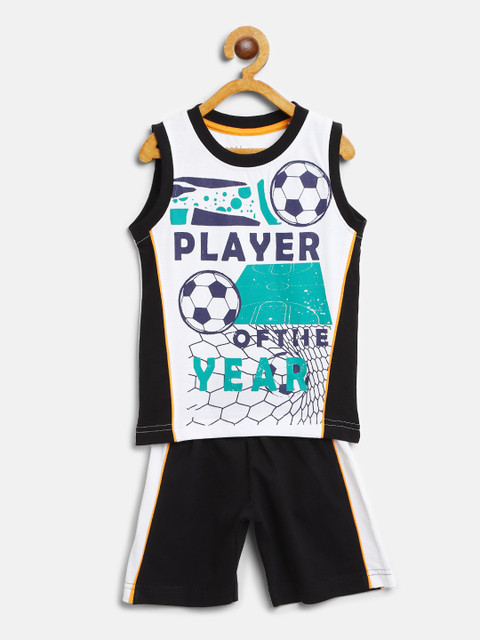 

GAME BEGINS Boys Assorted T-shirt with Shorts