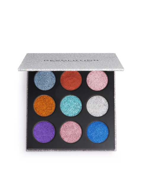 

Makeup Revolution London Women Glitter Illusion Eyeshadow Palette 10.8 g, Multi