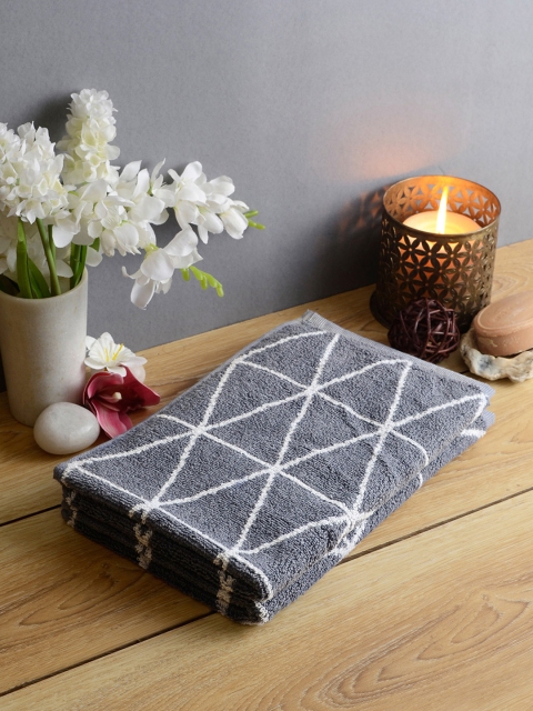 

Softweave Grey Set of 2 Cotton 500 GSM Hand Towel
