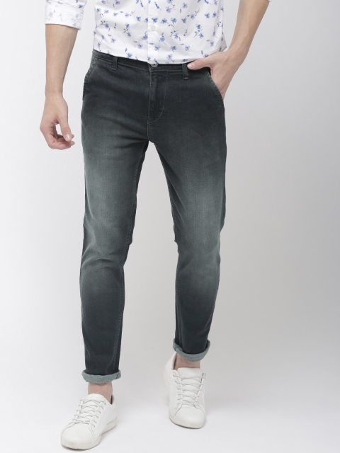 

Mast & Harbour Men Black Skinny Fit Mid-Rise Clean Look Stretchable Jeans
