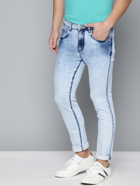

Mast & Harbour Men Blue Skinny Fit Mid-Rise Clean Look Stretchable Jeans