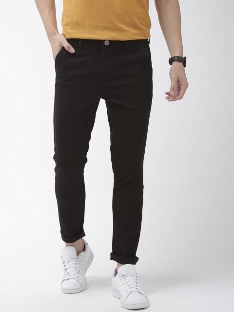 

Mast & Harbour Men Black Skinny Fit Mid-Rise Clean Look Stretchable Jeans