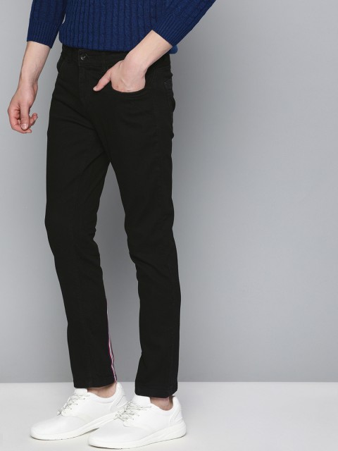 

Mast & Harbour Men Black Skinny Fit Mid-Rise Clean Look Stretchable Jeans