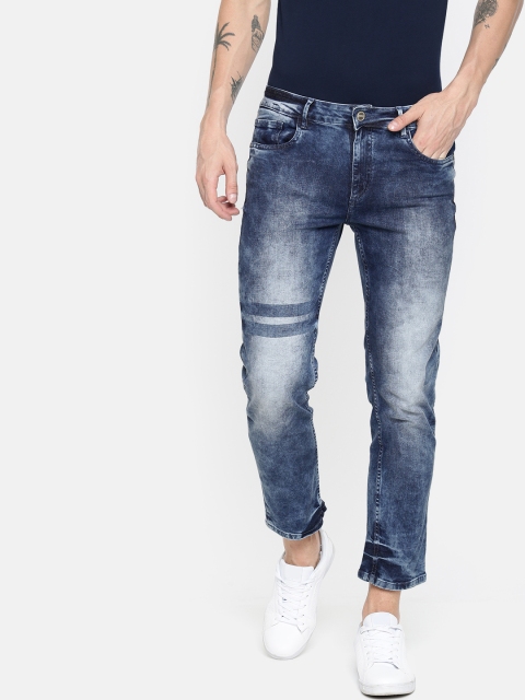 

Mast & Harbour Men Blue Slim Fit Mid-Rise Clean Look Jeans