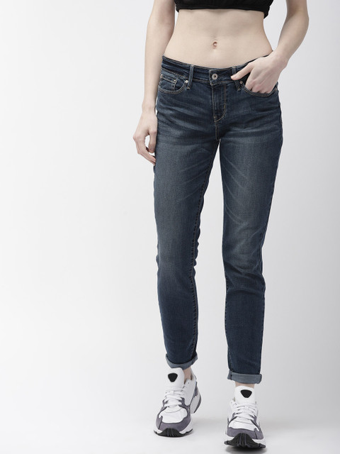 

Denizen From Levis Women Navy Blue Modern Skinny Fit Mid-Rise Clean Look Stretchable Jeans