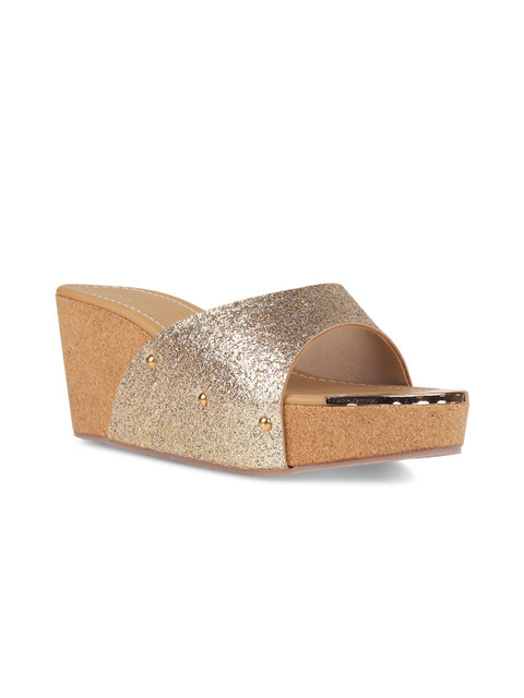 

Rocia Women Gold-Toned Embellished Sandals