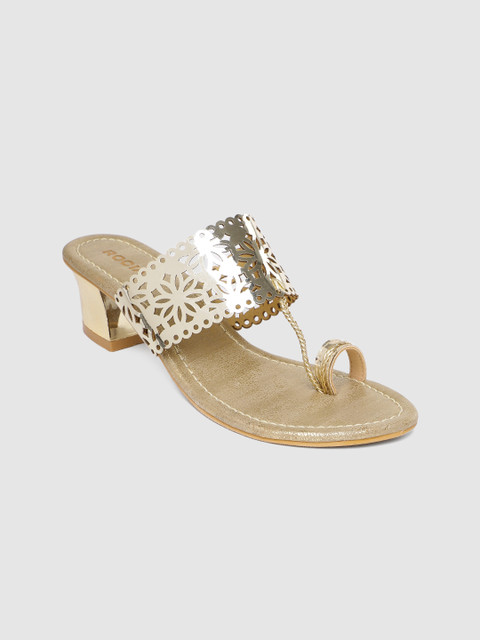 

Rocia Women Gold-Toned Solid Sandals