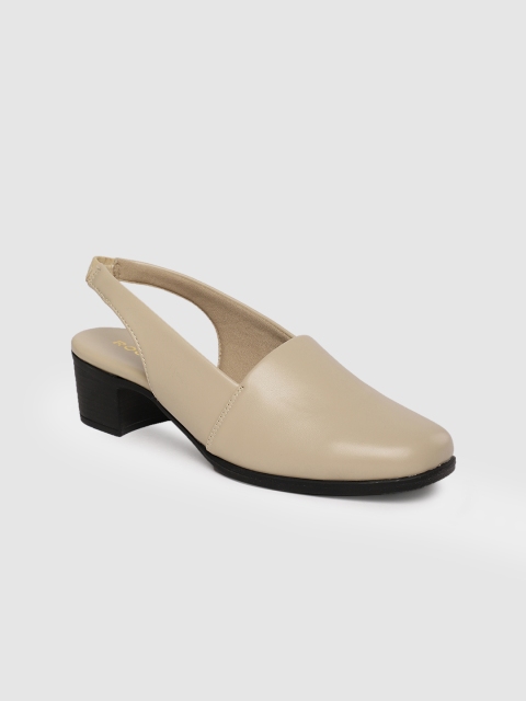 

Rocia Women Beige Solid Sandals