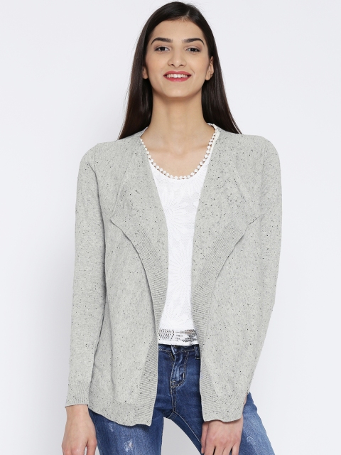 

U.S. Polo Assn. Women Grey Melange Speckled Shrug