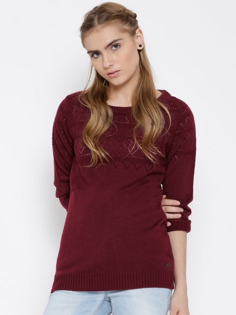 

U.S. Polo Assn. Women Maroon Sweater