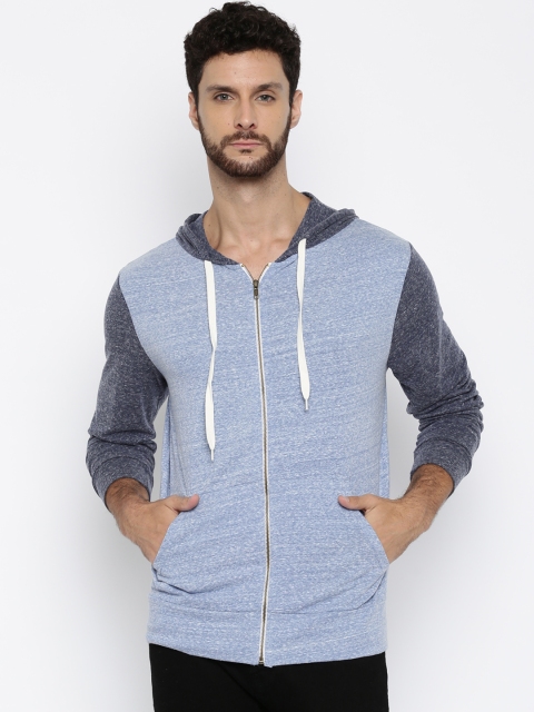 

Fox Blue Melange Hooded Sweatshirt