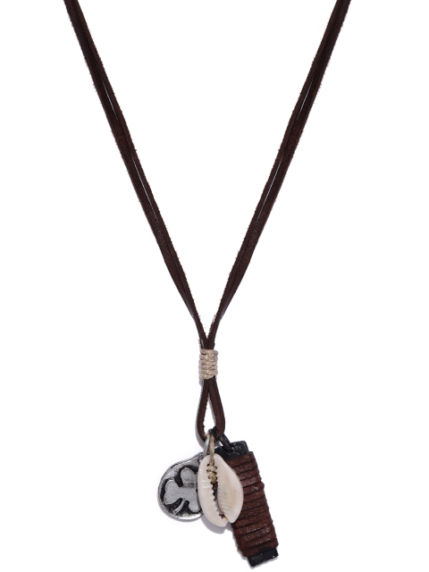 

UNKNOWN by Ayesha Men Brown Necklace