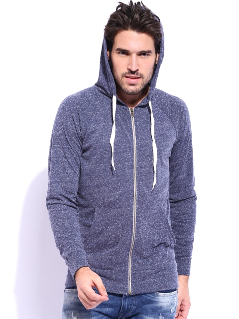 

Fox Blue Melange Hooded Sweatshirt