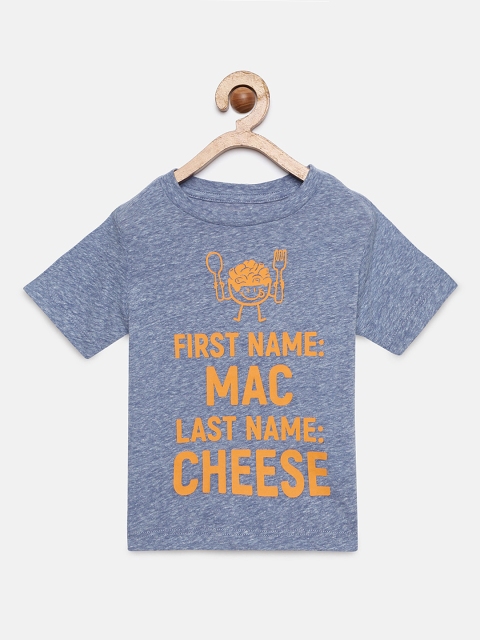 

The Childrens Place Boys Blue Printed Round Neck T-shirt