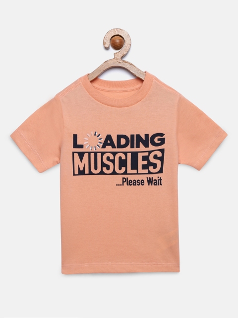 

The Childrens Place Boys Coral Printed Round Neck T-shirt