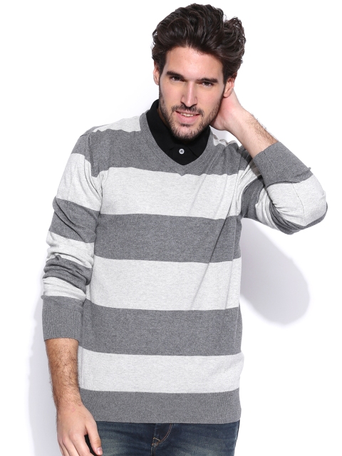 

Fox Grey Striped Sweater