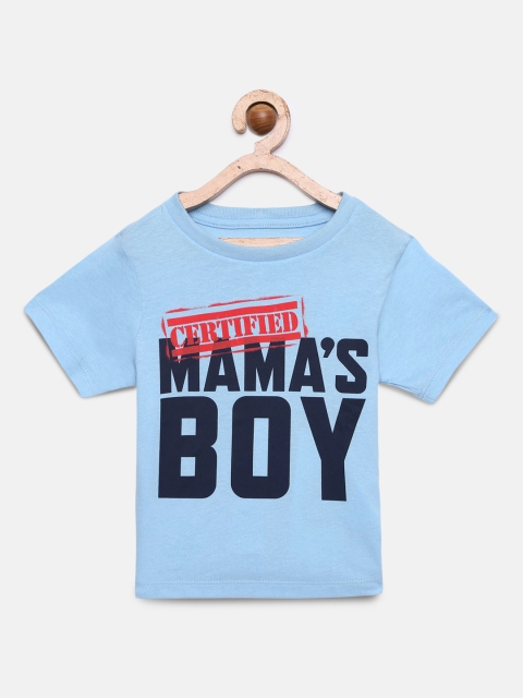 

The Childrens Place Boys Blue Printed Round Neck T-shirt