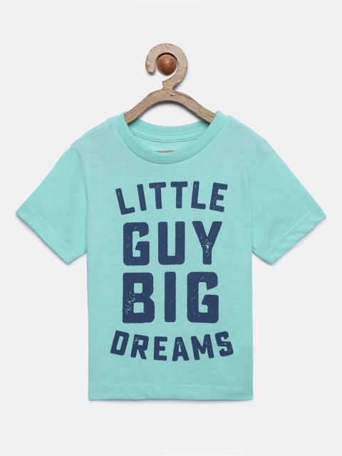 

The Childrens Place Boys Blue Printed Round Neck T-shirt