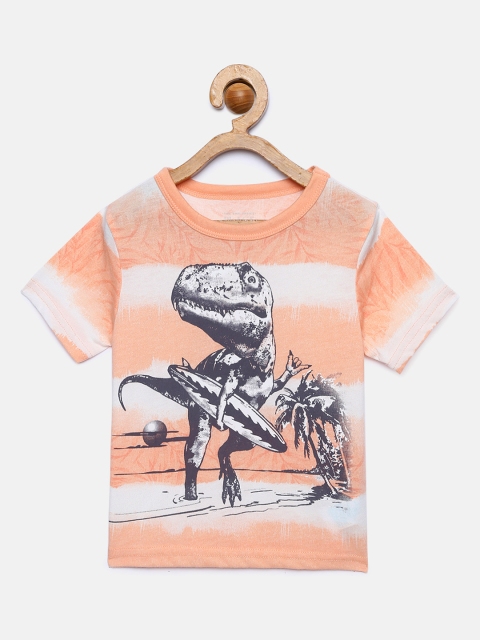 

The Childrens Place Boys Multicoloured Printed Round Neck T-shirt, Multi