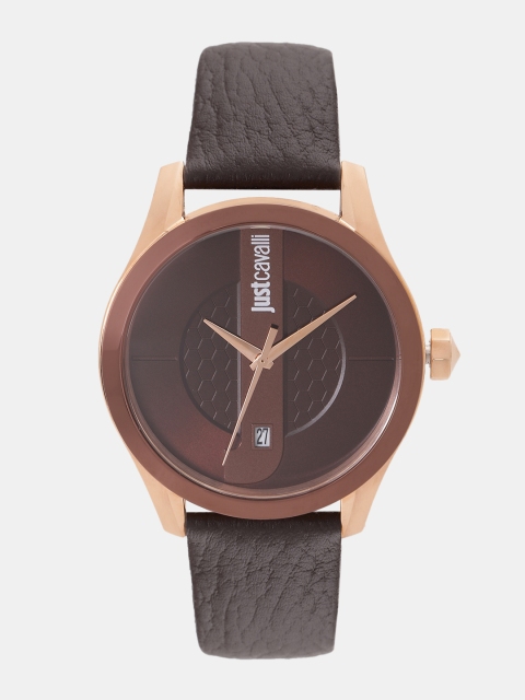 

Just Cavalli Men Coffee Brown Analogue Watch JC1G066L0045