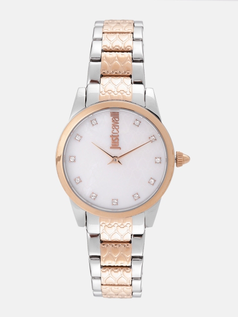 

Just Cavalli Women Silver-Toned Shimmer Analogue Watch JC1L078M0075