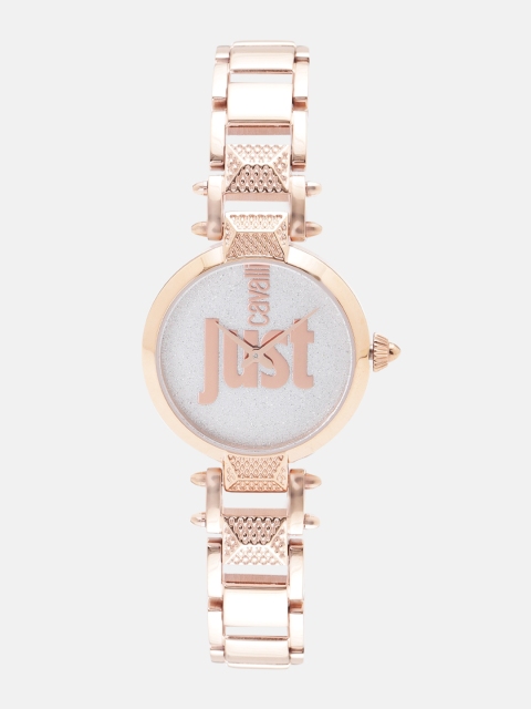 

Just Cavalli Women Silver-Toned Analogue Watch JC1L076M0145
