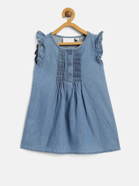 

The Childrens Place Girls Blue A-Line Dress