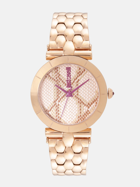 

Just Cavalli Women Rose Gold-Toned Analogue Watch JC1L005M0085