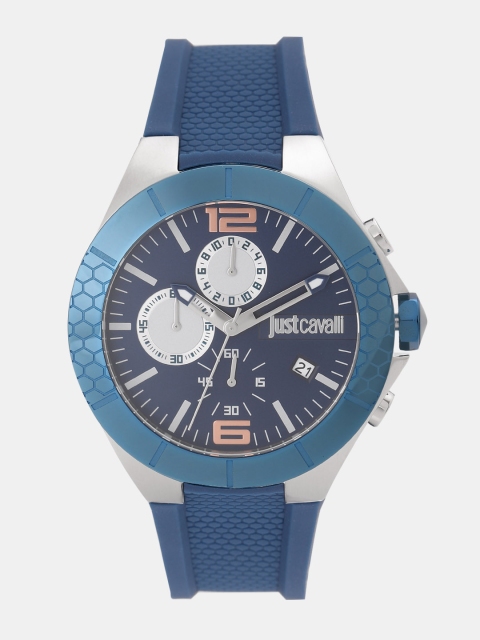 

Just Cavalli Men Navy Blue Chronograph Watch JC1G081P0035