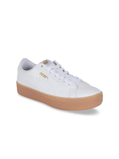 

Puma Women White Vikky Platform VT Sneakers