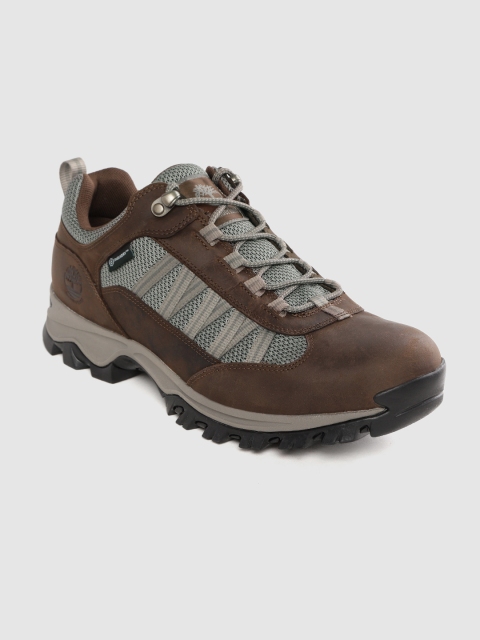 

Timberland Men Coffee Brown MT. Madden Lite Waterproof Low Hiking Shoes