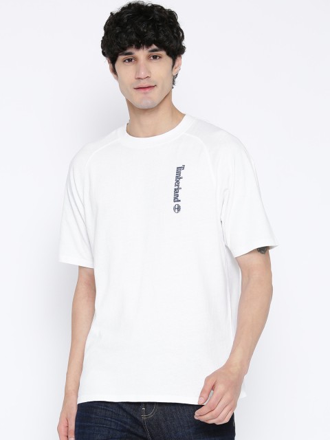 

Timberland Men White Printed Back AF Seasonal Oversized T-Shirt