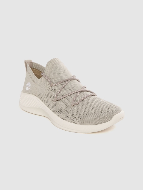

Timberland Women Beige Flyroam Go Knit Oxford Sneakers