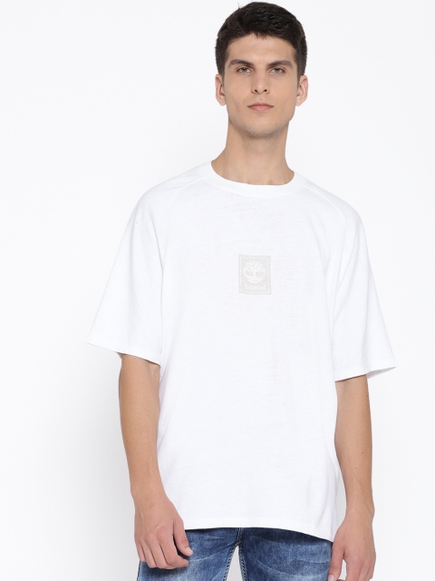 

Timberland Men White Printed YCC Back Linear T-Shirt