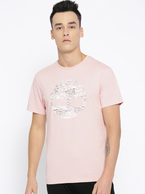 

Timberland Men Pink AF SS Kennebec Rvr Season Sepi T-shirt