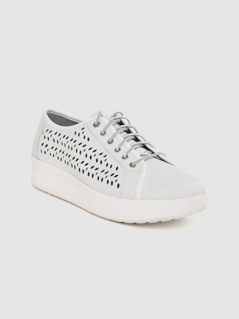 

Timberland Women Grey Berlin Park Perf Oxford Leather Laser Cuts Sneakers