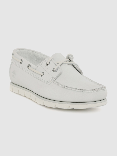 

Timberland Men Grey Tidelands 2 Eye Nubuck Boat Shoes
