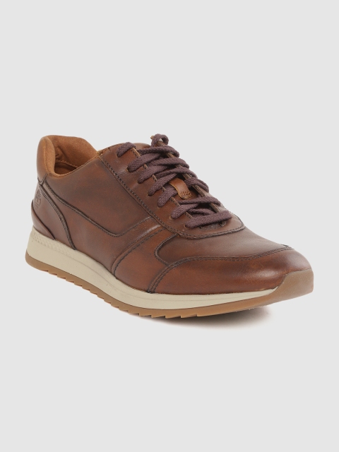 

Timberland Men Brown Madaket Leather Sneakers