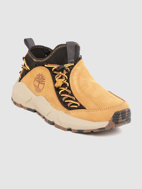 

Timberland Men Mustard Brown Ripcord Low Bungee Sneakers