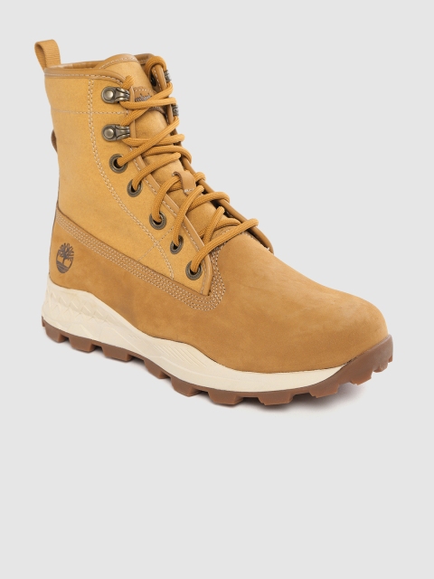 

Timberland Men Mustard Brown Brooklyn PT BT Flat Boots