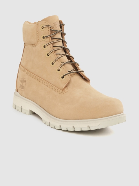 

Timberland Men Beige Radford 6 Inch Waterproof Nubuck Flat Boots