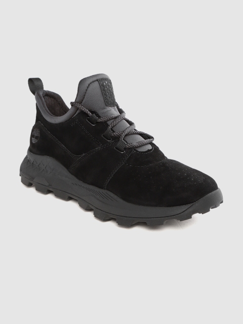 

Timberland Men Black Suede Brooklyn Lace Oxford Flat Boots