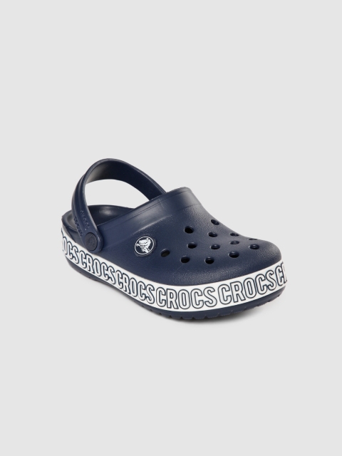 

Crocs Unisex Kids Navy Blue Solid Clogs