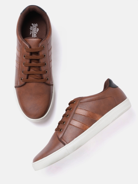 

The Roadster Lifestyle Co Men Brown Sneakers