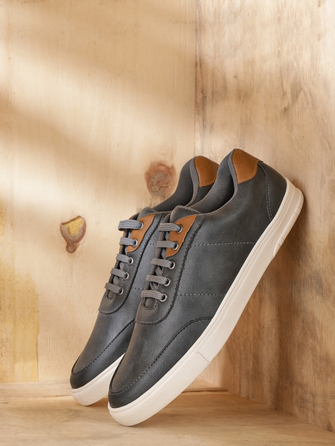 

The Roadster Lifestyle Co Men Charcoal Grey Sneakers