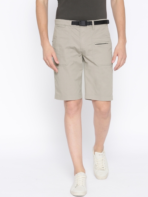 

Timberland Men Navy Blue Squam Lake Ut Twill Solid Straight Fit Chino Shorts, Grey
